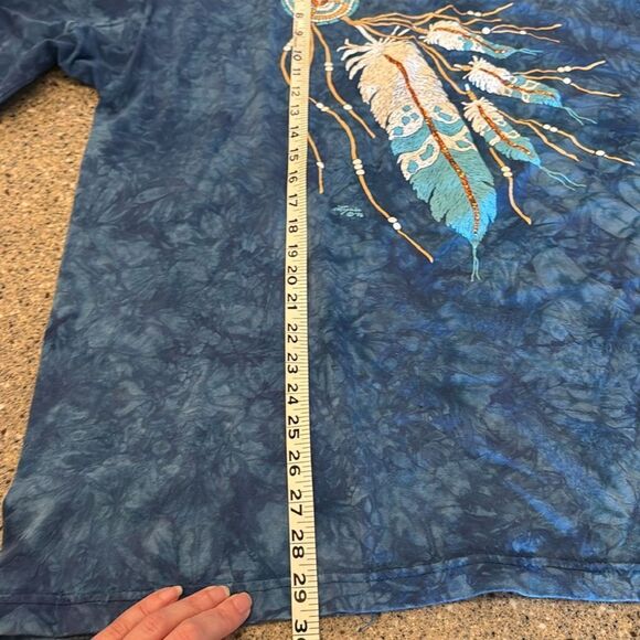 LYNEE APPAREL Vintage 1996 Southwestern Puffy Tie Dye Oversized Tee - Picture 12 of 13